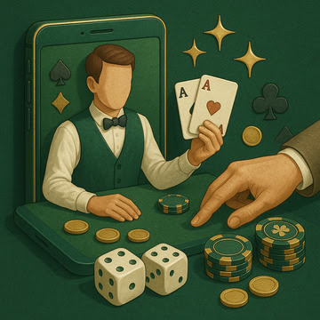 Table de blackjack en live