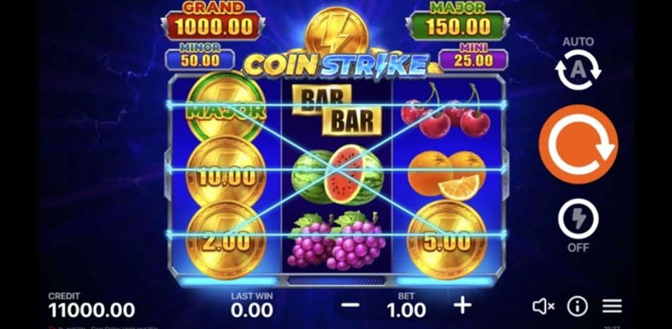 Slot Coin Strike interface